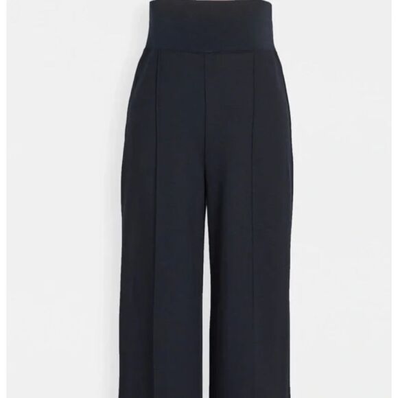 NEW! Bailey 44 Boardroom Pants Navy Blue Wide Leg Pull On Stretch Size XS - Picture 1 of 13